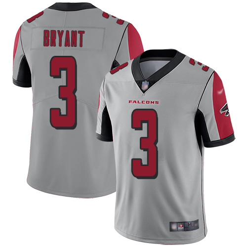 Atlanta Falcons Limited Silver Men Matt Bryant Jersey NFL Football #3 Inverted Legend->atlanta falcons->NFL Jersey